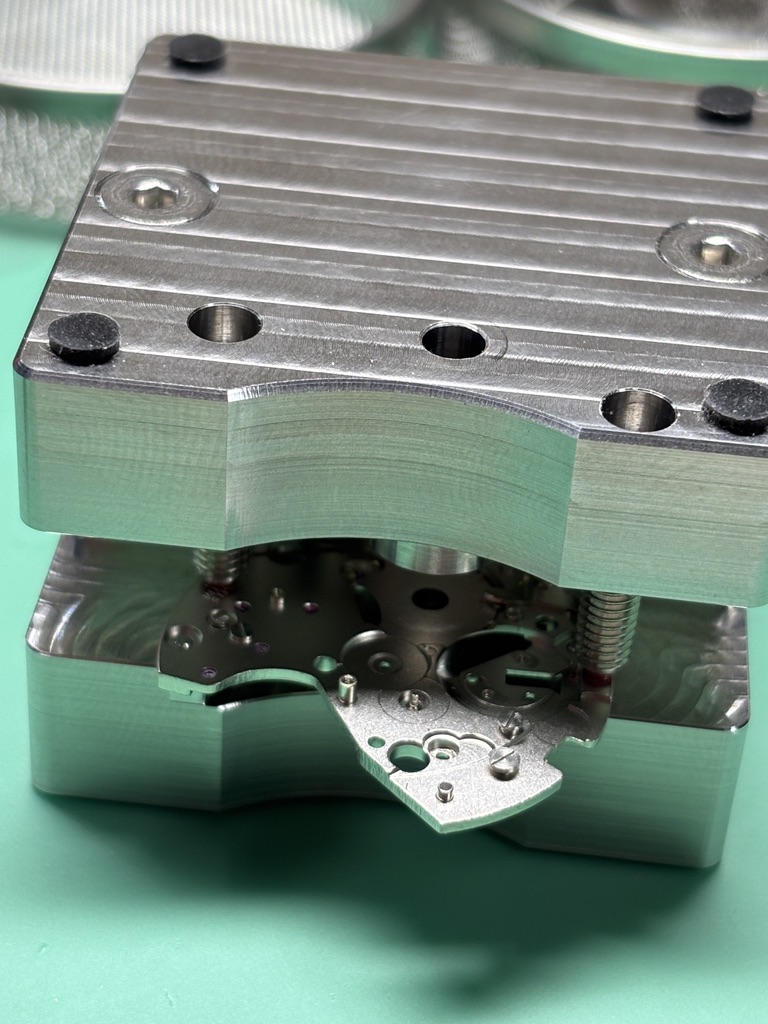 Valjoux 7750 uurwerk met robijnlager-upgrade door EM Watch Service