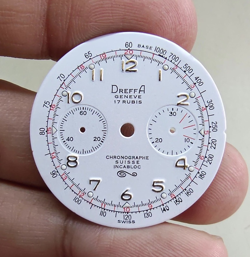 Dreffa Geneve Chronographe Suisse horloge na complete revisie EM Watch Service