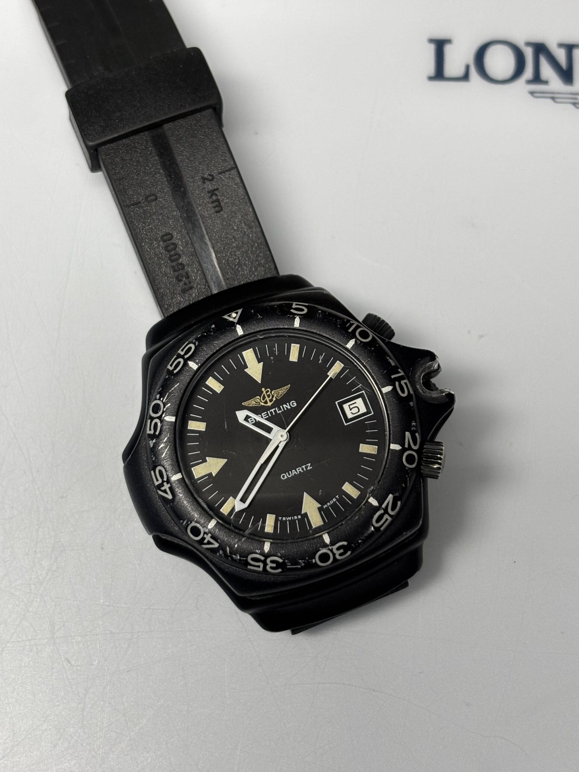Breitling Compass horloge voor restauratie – EM Watch Service